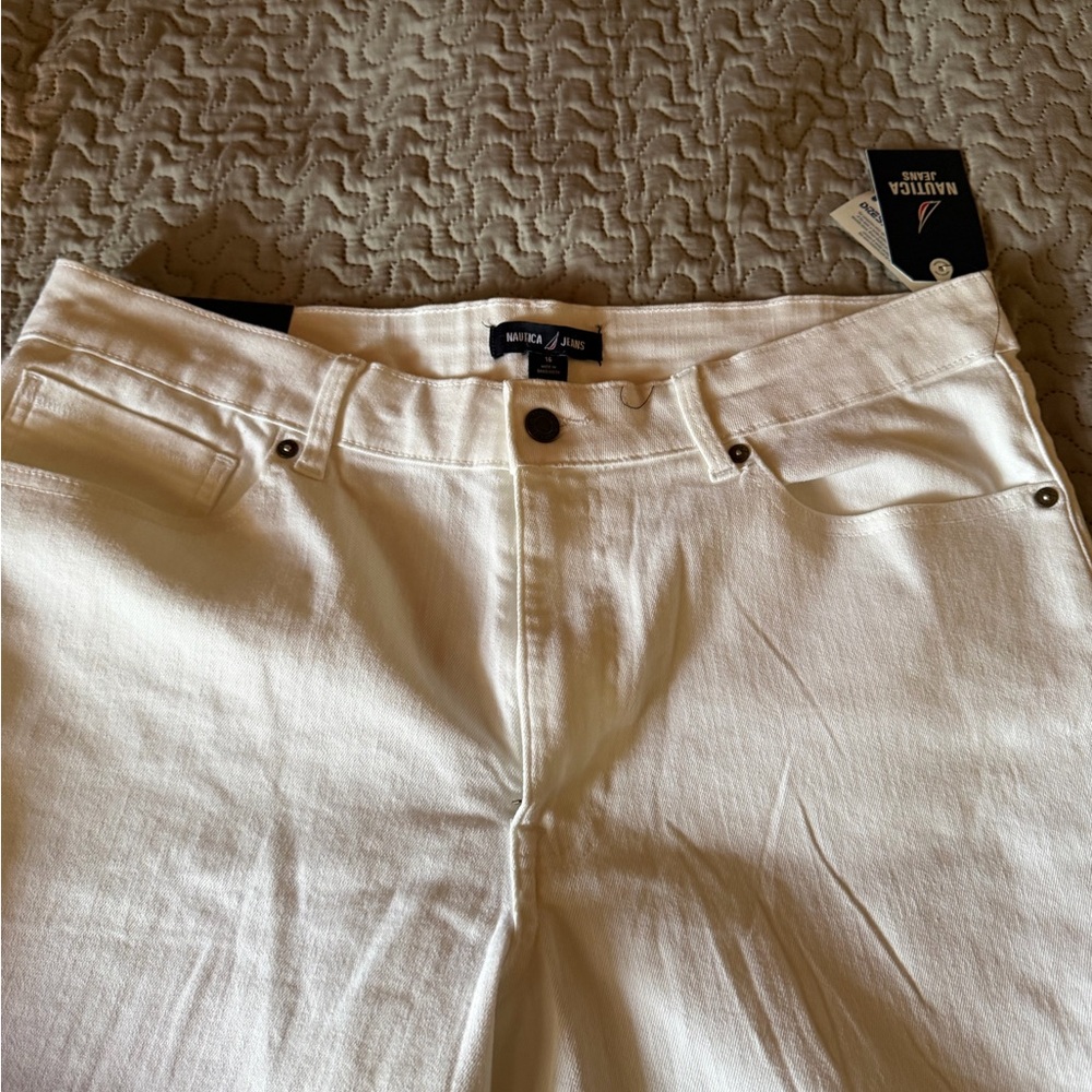 Nautica Off-White Denim Pants